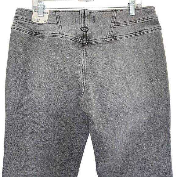 Free People Stillwater Low Rise Slim Flare Jeans Gray Size 30 - Picture 9 of 12